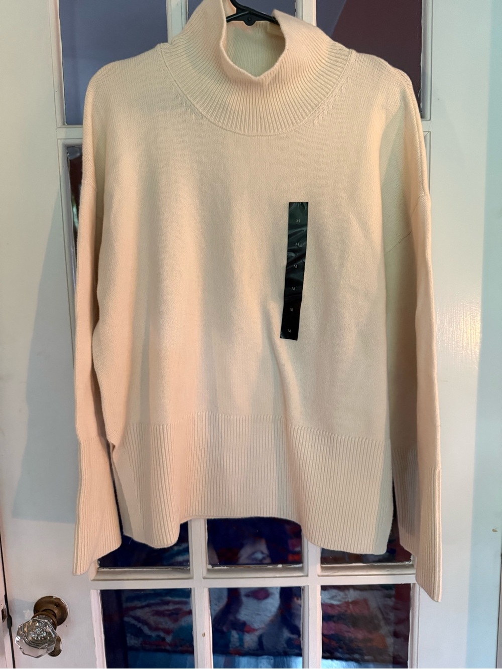 Cream Banana Republic Turtleneck Sweater